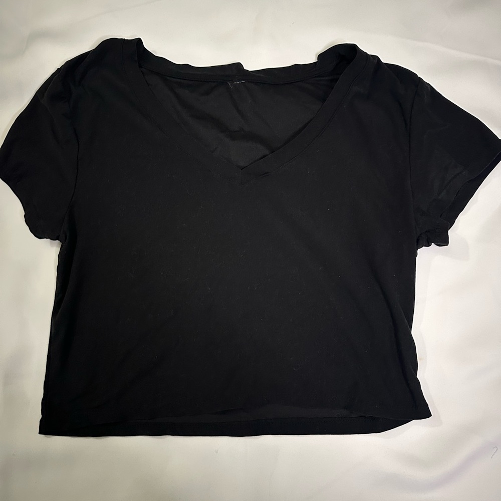 Classic Black Crop Top